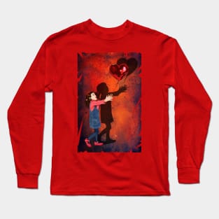 banksy the balloons girl Long Sleeve T-Shirt